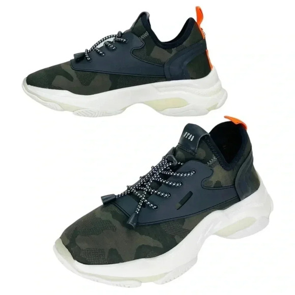 Steve Madden Impact Camouflage Mid Top Mens Fashion Sneakers Size 7.5M - Picture 9 of 12